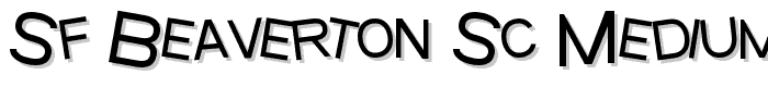 SF Beaverton SC Medium font